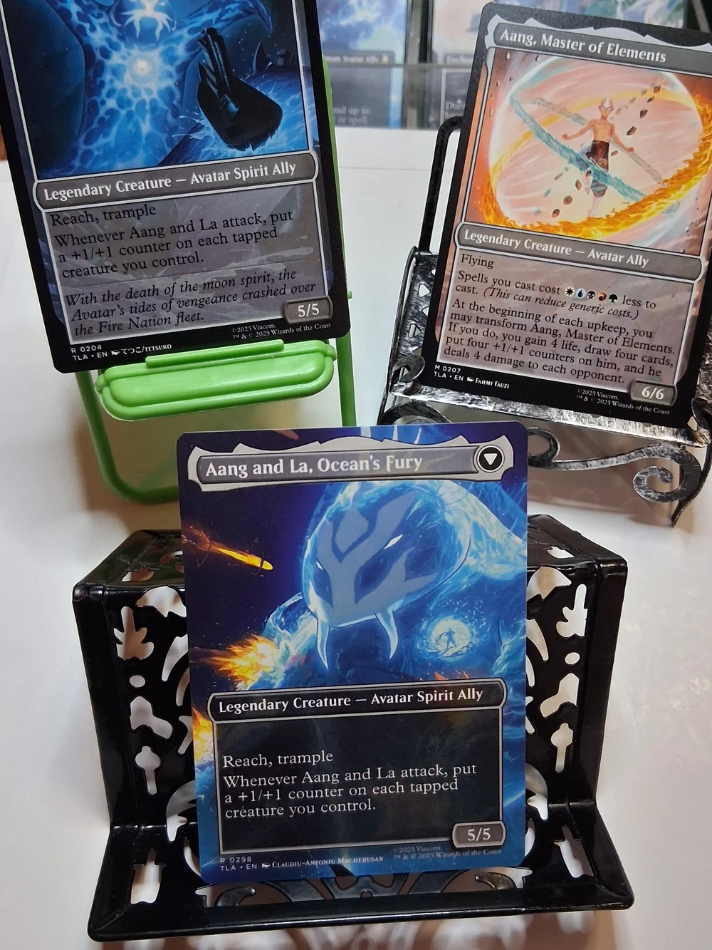 Avatar Aang Trio Bundle 3 Cards NM ~ Aang: 3 Variations ~ Magic The Gathering